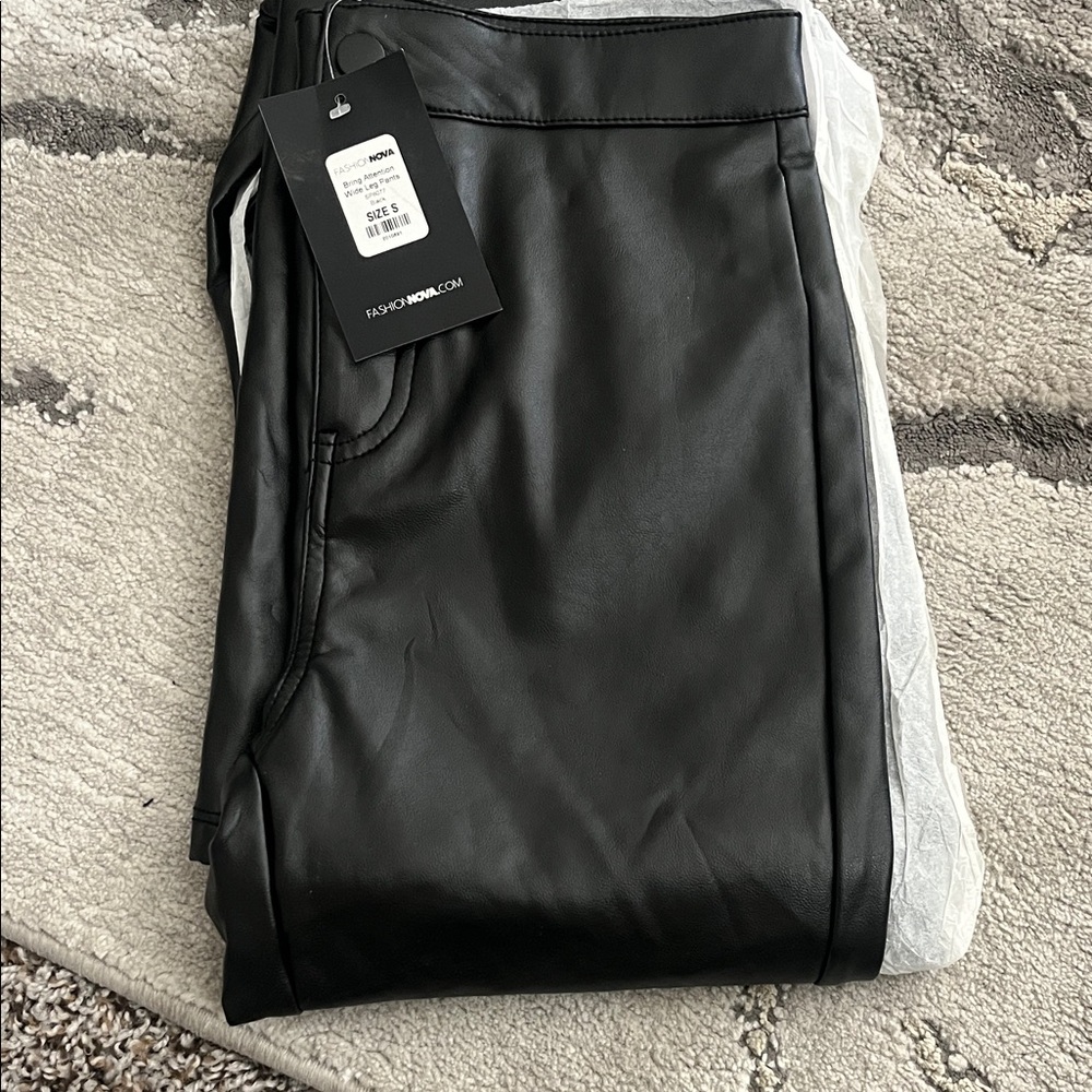Fashion Nova Black Wide Leg Pants
